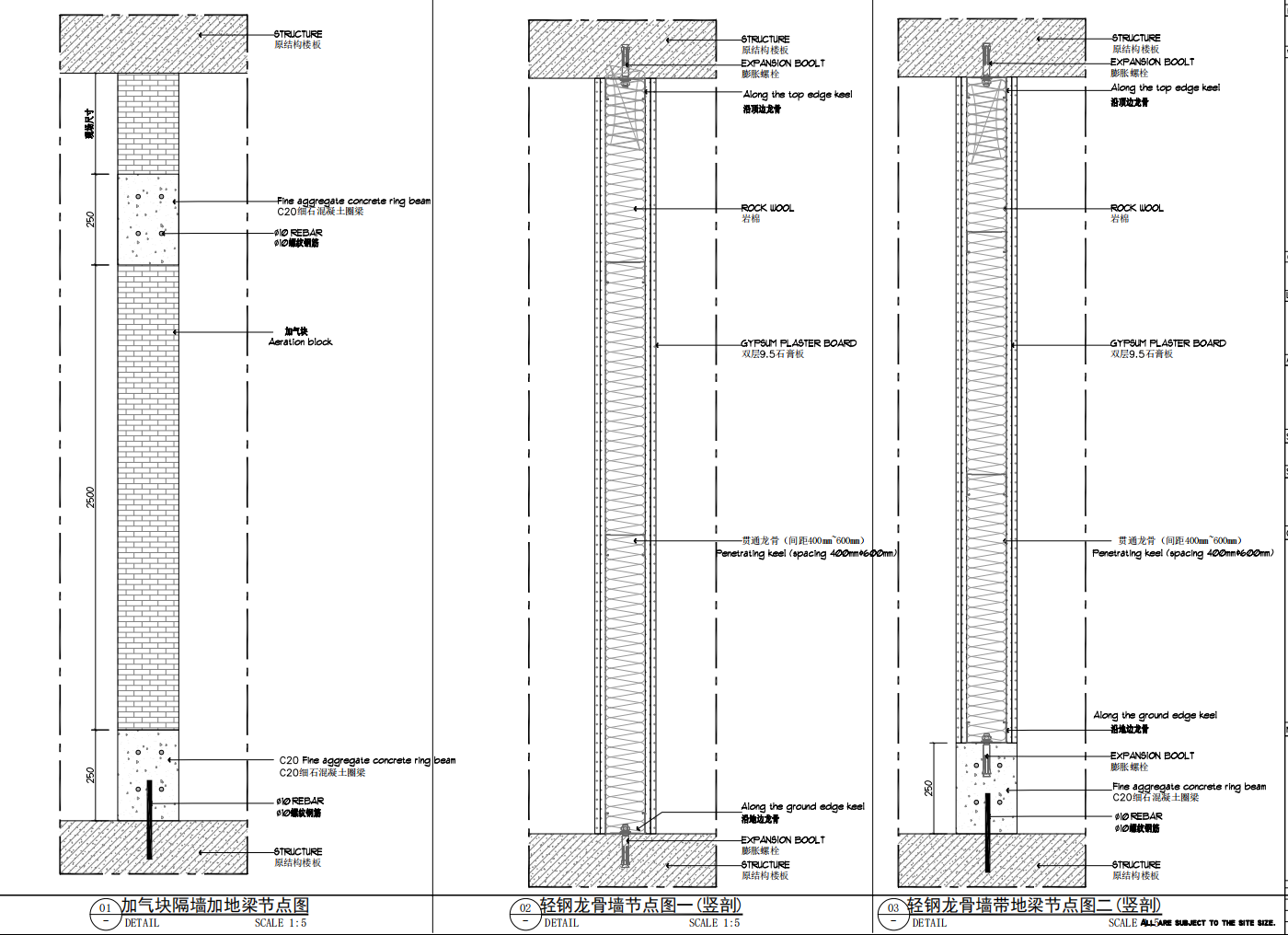 Workplace partition construction details